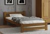 Home Collective Holzbett aus Massivholz Kiefer, mit abgeschrägten Kanten & verstärkter Mitte (Bettgestell, Einzelbett, Naturholz Stabil & Langlebig), 205x102x58.5 cm, Eiche Bild 4