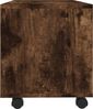 vidaXL TV-Schrank mit Rollen Räuchereiche 90x35x35 cm Holzwerkstoff 815258 Bild 5