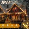 SALCAR LED Cluster Lichterkette Draht Weihnachtsbaum, 10m 400er LED Bild 4