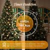 SALCAR LED Cluster Lichterkette Draht Weihnachtsbaum, 10m 400er LED Bild 5