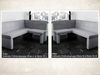 Eckbank Bank Küchenbank 196x142 cm BLAKE XL R Stoff Soro Dunkelgrau Bild 2