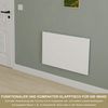 KDR Wandklapptisch 80x50 cm Weiß – Klappbarer Tisch zur Wandmontage – als Esstisch, Schreibtisch, Küchentisch oder Arbeitsplatz – Platzsparend & vielseitig einsetzbar Bild 3