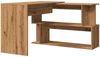 vidaXL Eckschreibtisch Artisan-Eiche 200,5x50x76 cm Holzwerkstoff 855957 Bild 2