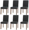 MCW Esszimmerstuhl Littau-CH-6 (Set, 6 St), Stuhlbeine aus Massivholz, Rutschfest durch Kunststoffuntersatz Bild 4
