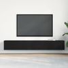 vidaXL TV-Schränk 2 pcs Schwarz 100 x 30 x 30 cm Holzwerkstoff 862106 Bild 4