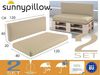 sunnypillow Palettenkissen Boston - Set Palettenauflage mit abnehmbarem Bezug, Indoor / Outdoor, 2er Set Sitzkissen + Rückenkissen Bild 3