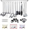 LuxusKollektion Kochbesteck-Set Küchenutensilien Edelstahl 37teilig 1.37 Teiliges Silberset Bild 5