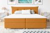 99rooms Artemis Boxspringbett 160x200 cm Velours SORO Orange Taschen-Federung Bild 4