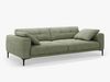 Micadoni Sofa Bemy 4-Sitzer Strukturierter Stoff Dunkel-Olivgrün Bild 2