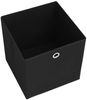 vidaXL Aufbewahrungsboxen 4 Stk. Vliesstoff 32x32x32 cm Schwarz 245745 Bild 5