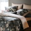 Fleuresse Mako-Satin Bettwäsche 200x220 Rosen Blüten grau mystic Wende 114255-7 Bild 2