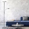 JUST LIGHT 11710-55 LED Stehleuchte Hans eckig mit Lesearm 3000K dimmbar Stahl Bild 3