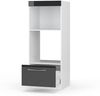 Mikrowellenschrank Fame-Line Anthrazit Hochglanz 60 cm offen Vicco Bild 4