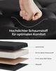 Sitzbank mit Stauraum, 76 cm, klappbare Sitztruhe, Aufbewahrungsbox, Fußbank, schwarz Bild 3