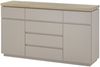Sideboard >PALAMOS< in holzfarben/grau, HWP - 150x86x40cm (BxHxT) Bild 4