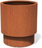 Dipott Pflanzgefäß Extend rund aus Corten-Stahl Pflanzkübel Ø 80 cm Bild 4