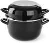 HENDI Muscheltopf, emailliert - mit Deckel, 3,5L, ⌀220x(H)195mm Bild 2