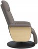 vidaXL Massagesessel mit Fußteil Taupe Stoff 356538 Bild 4