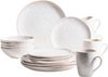 Mäser 931856 Kombiservice Frozen für 4 Personen, Steinzeug, weiß (1 Set, 16-teilig) Bild 2
