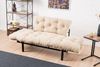 2-Sitzer-Schlafsofa, 'Nitta ', 85 x 70 x 155, Creme Bild 3