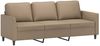 vidaXL 3-Sitzer-Sofa Cappuccino-Braun 180 cm Kunstleder 359342 Bild 2