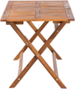 Beliani 'CENTO' Gartentisch Set, Akazienholz Dunkler Holzfarbton Bild 5