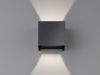 Fischer & Honsel 30259 LED Wandleuchte Wall schwarz matt 3000K IP44 Bild 3