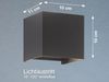 Fischer & Honsel 30259 LED Wandleuchte Wall schwarz matt 3000K IP44 Bild 4