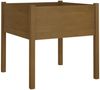 vidaXL Pflanzkübel 2 Stk. Honigbraun 70x70x70 cm Massivholz Kiefer 810816 Bild 4