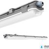120cm 36W LED Feuchtraumlampe Wannenleuchte 2 Flammig T8 LED Tube 4000K - Neutralweiß IP65 Bild 1