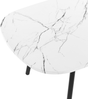 Couchtisch BIDDLE Marmor Optik Weiß Bild 5