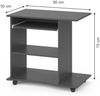 Schreibtisch Harm Anthrazit 80 x 50 cm Vicco Bild 3