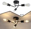 ZMH Deckenleuchte Deckenleuchte Deckenlampe E27 für Wohnzimmer Retro Design, LED wechselbar, Warmweiß Bild 4
