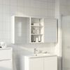 vidaXL Badezimmerschrank-Set 3 pcs 126 x 16 x 62,5 cm Holzwerkstoff 3403824 Bild 4