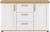 Home affaire Sideboard Cosenza, Cosenza Sideboard 129 cm, 2 Türen, 4 Fächer, Sideboard, Wohnzimmer Bild 3