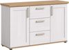 Home affaire Sideboard Cosenza, Cosenza Sideboard 129 cm, 2 Türen, 4 Fächer, Sideboard, Wohnzimmer Bild 2
