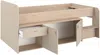 Vente-unique - LUNOBI Bett Holz, Platte Beige - B 203 cm x H 90 cm x L 110 cm Bild 4