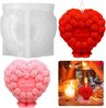 LuxusKollektion Silikonform Silikonform Herz Rosen Blumen Gießform 3D DIY Liebe Kerzen Seifenform Bild 1