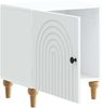 vidaXL Nachttisch 2 pcs Weiß 43 x 34,5 x 50 cm Holzwerkstoff 894106 Bild 4