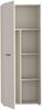 Forte NET306 moderner Mehrzweckschrank 70, schmaler Schrank, 2-türig, Holzwerkstoff, Flur, Diele, Kaschmir|Beige, 68,7 cm breit x 181,1 cm hoch x 36,5 cm tief Bild 5