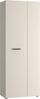 Forte NET306 moderner Mehrzweckschrank 70, schmaler Schrank, 2-türig, Holzwerkstoff, Flur, Diele, Kaschmir|Beige, 68,7 cm breit x 181,1 cm hoch x 36,5 cm tief Bild 3