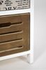 Kobolo Kommode Holzregal Regal mit 2 Schubfächern 45 cm Bild 4