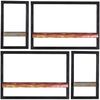 Wandregal Riverboat 20 x 25 x 35 cm Altholz und Metall Bild 3