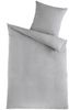 Soma Chambray Bettwäsche 135x200 cm Bettbezug 135x200 cm Kopfkissenbezug 80x80 cm grau grau Bild 3