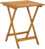 vidaXL 3-tlg. Bistro-Set Grau Polypropylen und Massivholz 3281806 Bild 5