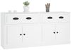 vidaXL Sideboards 2 Stk. Weiß Holzwerkstoff 3185263 Bild 4