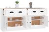 vidaXL Sideboards 2 Stk. Weiß Holzwerkstoff 3185263 Bild 5