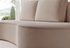 Sofa Designersofa ARLET 3-Sitzer in Stoff Riviera Beige Bild 4