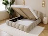 GRAINGOLD Cloud Soft Polsterbett 160x200, Bett mit Bettkasten und Lattenrost, Bouclé-Stoff, Beige Bild 5