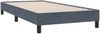 vidaXL Boxspringbett mit Matratze Dunkelgrau 80x210 cm Samt 3316282 Bild 5